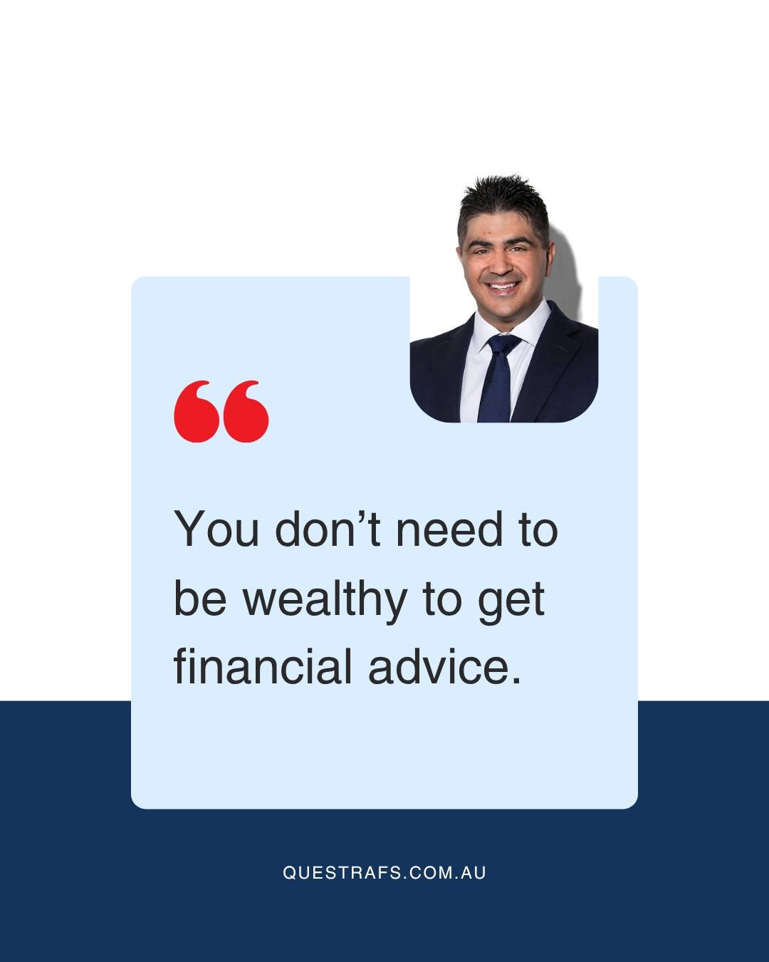 Haris Argeetes on Instagram: You don't need to be wealthy to get financial advice