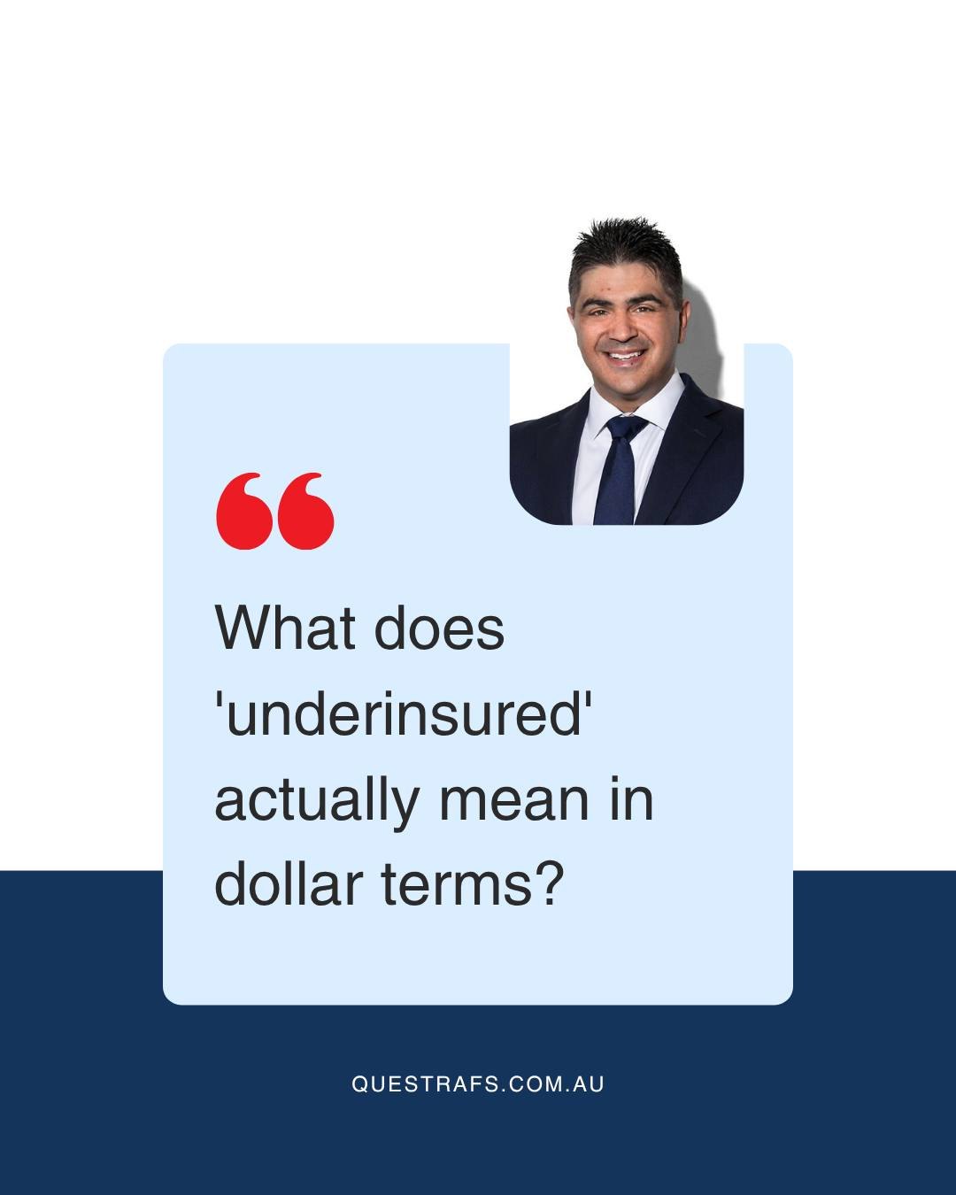 Haris Argeetes on Instagram: What does underinsured actually mean in dollar terms?